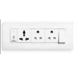 ABB Cheiron White Oval Cover Plate 9M, CHPL09P