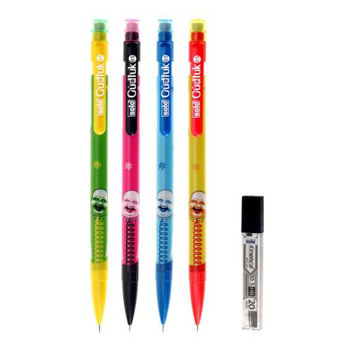 Solo PL605 Gudluk Duo Pencil With Lead, Tip Size: 0.5 mm