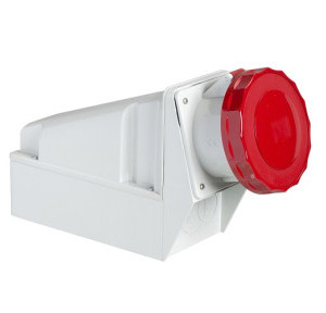 Schneider Pratika 32A 3P+E Wall Mounted Socket 81194