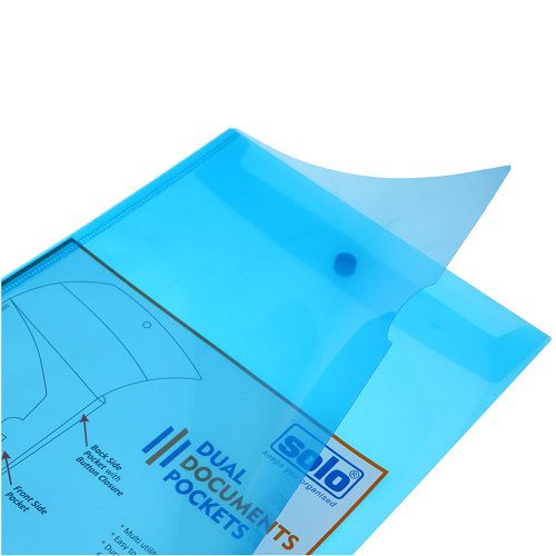 Solo CH402 Dual Documents Pockets, Size: A4