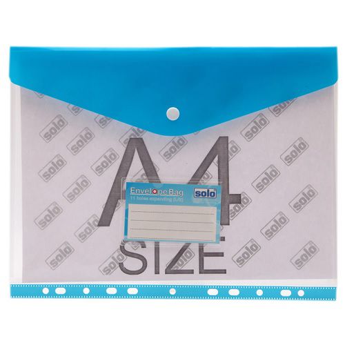 Solo CH203 Envelope Bag With 11 Holes, Size: A4