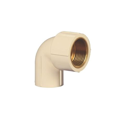 Supreme CPVC Female Threaded Elbow (Brass), 20 mm