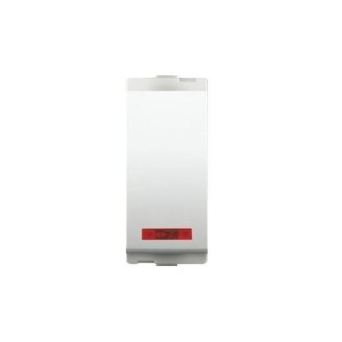 Alemac Axor 6A 1 Way Switch With Indicator (White), 808