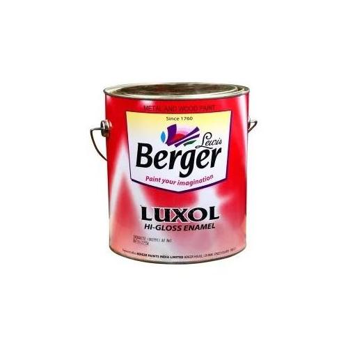 Berger Luxol High Gloss Enamel Paint (Smoke Grey), 20 Ltr