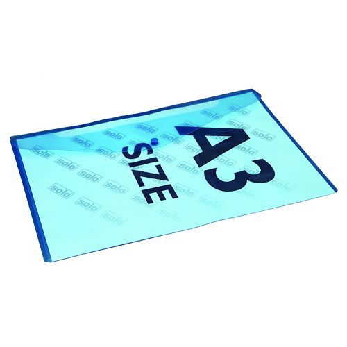 Solo MC113 My Clear Bag (Button), Size: A3