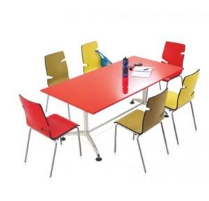 Wipro Get2gether 4 Seater Rectangular Cafeteria Table, 1200x700 mm