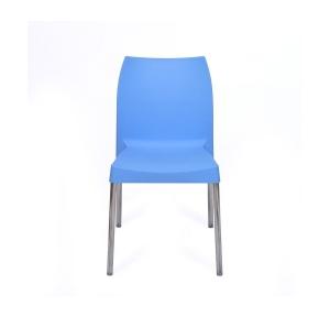 Nilkamal Novella 07 SS Chair, NS07SSBLU (Blue)