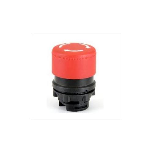 Teknic Black Mushroom Head Actuator Latching Push Button Ø 30mm, P2AMLS2