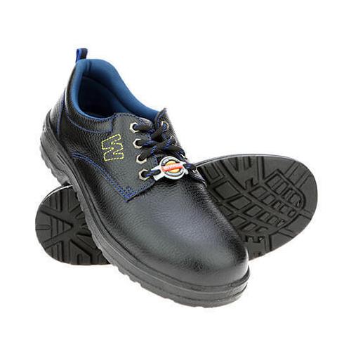 Liberty Warrior Low Ankle Black Safety Shoes, 98-01 MSSBA, Size: 6