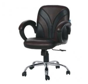 536 Black And Brown Fuente Lb Workstation Chair