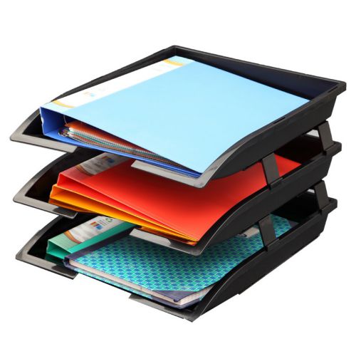 Solo TR113 Paper & File Tray, Size: XL, 3 Compartments
