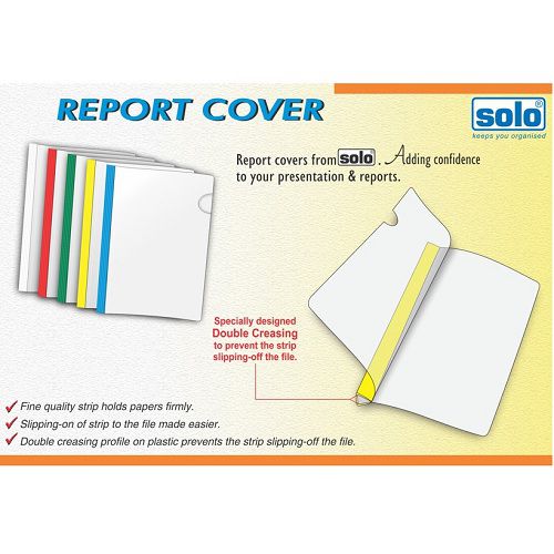 Solo RC001 Report Cover (Strip File), Size: A4