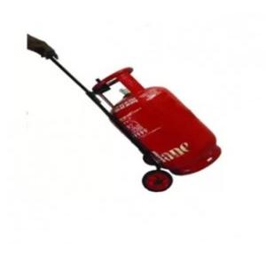 Cylinder Trolley 16 Gauge with Power Coating 6x1.5 Inch