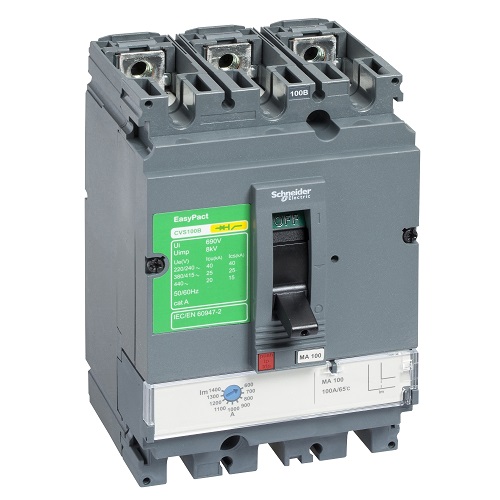 Schneider EasyPact CVS 160A 4P MCCB (25kA), LV516313