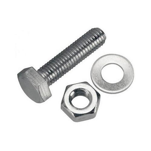 GI Nut Bolt with Washer, 18x48 mm