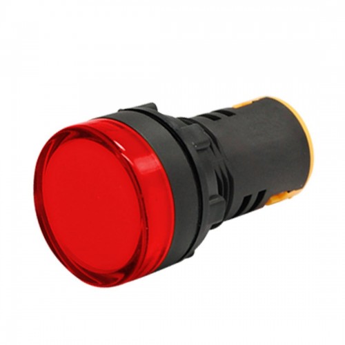 Zetalux 240V Red LED Panel Indicator Light, 22.5mm