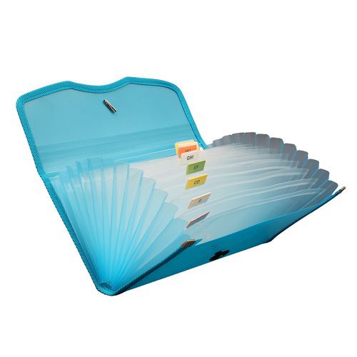 Solo EX701 Expanding Cheque Case (Elastic) - 12 Section, Size: Chq.