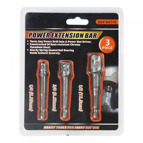 Horusdy Power Extension Bit Set (3 Pcs), SDY-94116