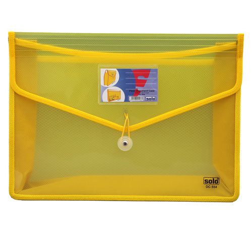 Solo DC554 Flexi Document Case With Xtra Net Pocket, Size: A4