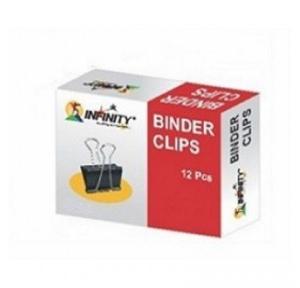 Infinity Binder Clips 15mm (Pack Of 12 Pcs)