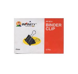 Infinity Binder Clips 41mm (Pack Of 12 Pcs)