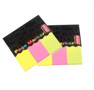 Desmat Page Marker Flag Sticky Note Pad, 3x3 Inch (40 Sheets)