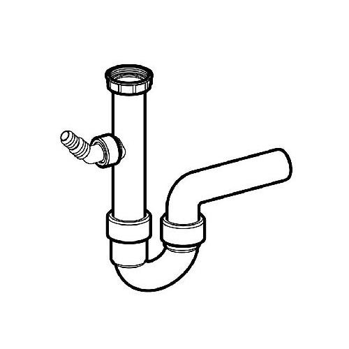 Geberbit Trap For Kitchen Sink White Alpine, 152.713.11.1