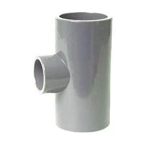 Star PVC Reducing Plain Tee, Dia: 110 X 63 mm