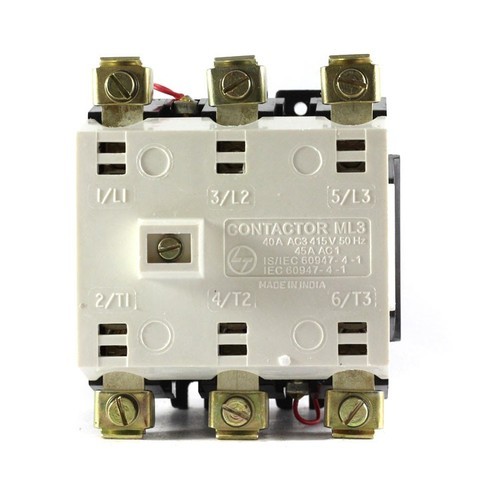 L&T 3P Power Aux Contactor 40A Fr2 Type ML 3, SS90721