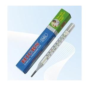 Hicks Oval Clinical Thermometer, O-01