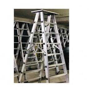 Double Sided With Platform Ladder 6 Ft Aluminum