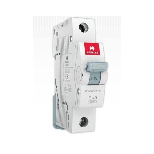 Havells 40A 1P B-Curve AC MCB, DHMGBSPF040