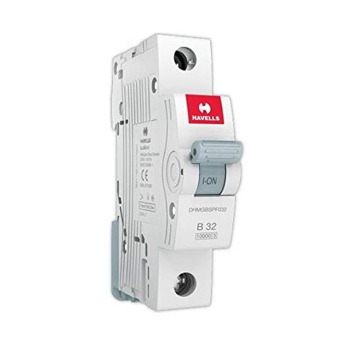 Havells 32A 1P B-Curve AC MCB, DHMGBSPF032