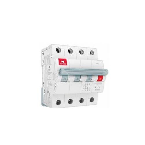 Havells 16A 3P+N C-Curve AC MCB, DHMGCTNF016