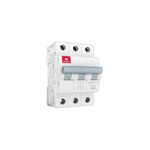 Havells 20A 3P C-Curve AC MCB, DHMGCTPF020