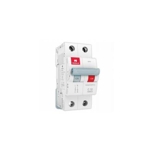 Havells 10A 1P+N C-Curve AC MCB, DHMGCSNF010