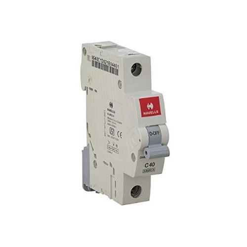 Havells 40A 1P C-Curve AC MCB, DHMGCSPF040