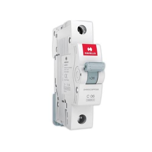 Havells 6A 1P C-Curve AC MCB, DHMGCSPF006