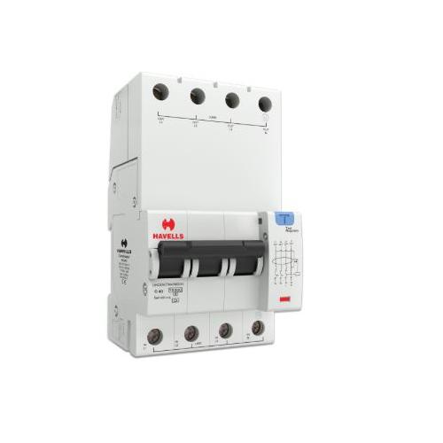 Havells 40 A 3P+N 4M 300 mA A Type RCBO, DHCEACTN4300040