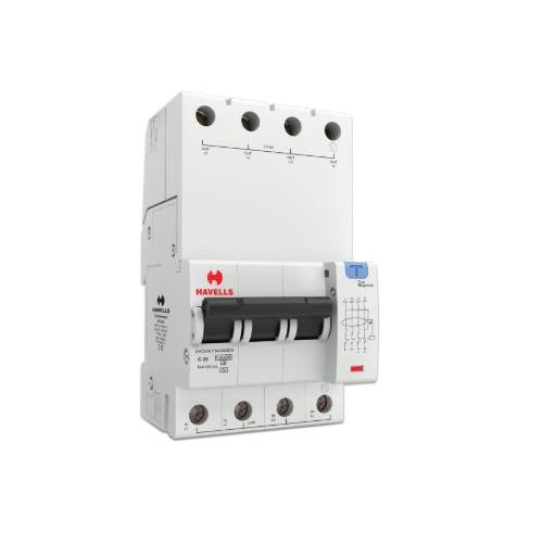 Havells 25A 3P+N 4M 300 mA A Type RCBO, DHCEACTN4300025