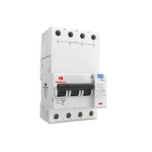 Havells 10A 3P+N 4M 300 mA A Type RCBO, DHCEACTN4300010
