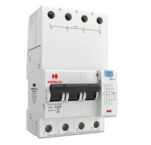 Havells 6A 3P+N 4M 300 mA A Type RCBO, DHCEACTN4300006