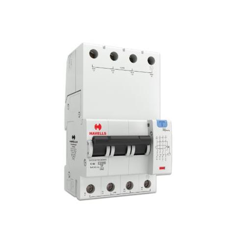 Havells 6A 3P+N 4M 300 mA A Type RCBO, DHCEACTN4300006
