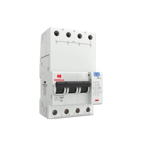 Havells 25A 3P+N 4M 100 mA A Type RCBO, DHCEACTN4100025