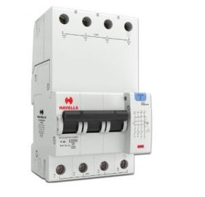 Havells 20A 3P+N 4M 100 mA A Type RCBO, DHCEACTN4100020