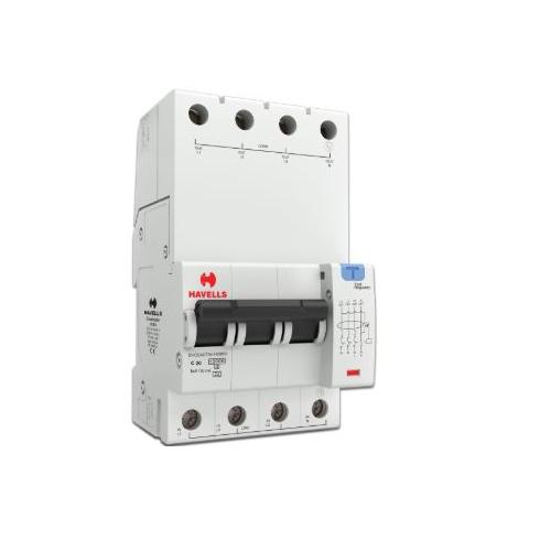 Havells 20A 3P+N 4M 100 mA A Type RCBO, DHCEACTN4100020