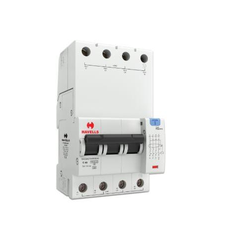 Havells 40A 3P+N 4M 30 mA A Type RCBO, DHCEACTN4030040