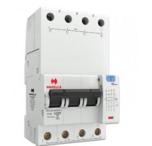Havells 10A 3P+N 4M 30 mA A Type RCBO, DHCEACTN4030010
