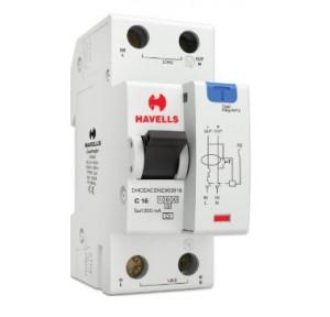 Havells 16A SPN-2M 300 mA A Type RCBO, DHCEACSN2300016