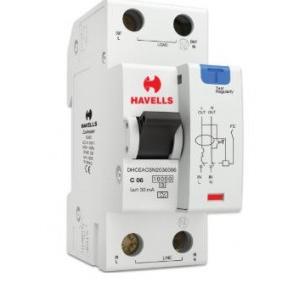 Havells 6A SPN-2M 30 mA A Type RCBO, DHCEACSN2030006